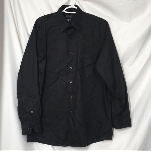 Arrow ClassicFit PointCollar Sateen Dress Shirt C9 - Picture 1 of 5